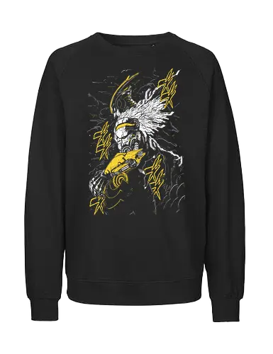 Armored All Might - Academia - Kawaii, Anime, Manga, Tokyo, Angry, Japanese Art, Aesthetic, Manga Style, Zylixzen, Aggressive, Gamer, Otaku, Gift, Cool - Fairtrade Sweatshirt