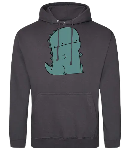 Jericho Five - Thumbs Up Dino - youtube, youtuber, merchandise, rainbow, siege, jericho, five - Standard Hoodie