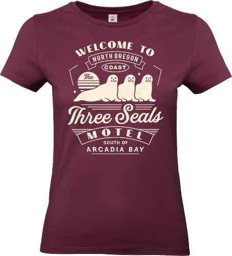 Three Seals Motel Emblem - Strange Life, butterfly, before the storm, Chloe, Max, rachel amber, arcadia bay, video game, gaming, gamer, rocky mountain record traders, the black lantern, true colors, alex chen, haven springs, double exposure, three seals motel - Standard T-Shirt (Frauen)