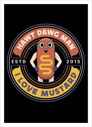 Hawt Dawg Man Emblem
