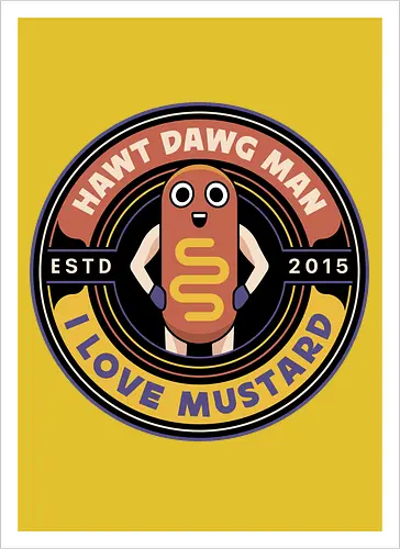 Hawt Dawg Man Emblem