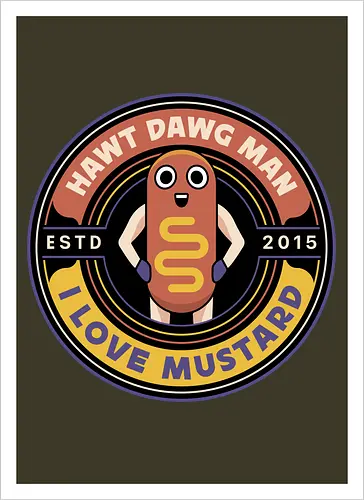 Hawt Dawg Man Emblem