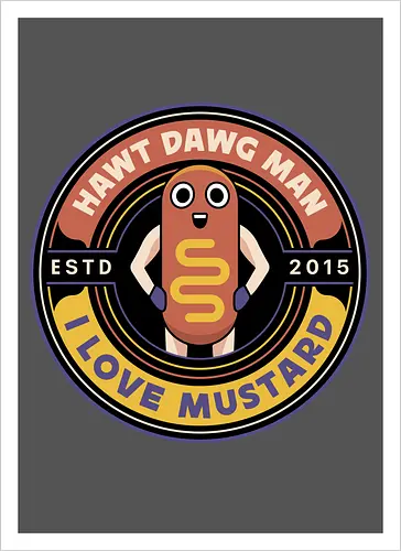 Hawt Dawg Man Emblem