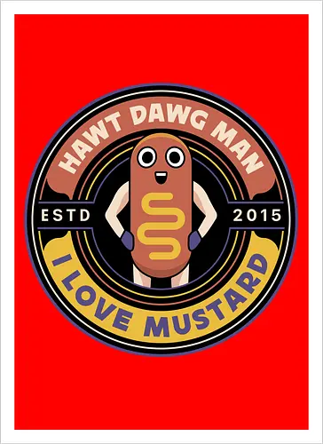 Hawt Dawg Man Emblem