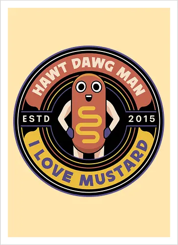 Hawt Dawg Man Emblem
