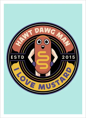 Hawt Dawg Man Emblem