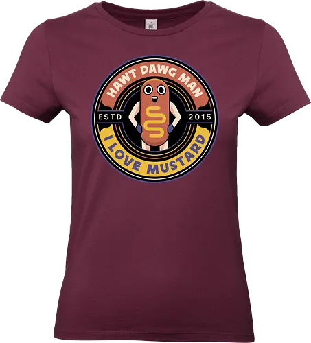 Hawt Dawg Man Emblem - Strange Life, butterfly, before the storm, Chloe, Max, rachel amber, arcadia bay, video game, gaming, gamer, rocky mountain record traders, the black lantern, true colors, alex chen, haven springs, double exposure, hawt dawg man - Standard T-Shirt (Frauen)