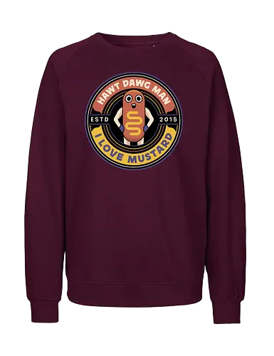 Hawt Dawg Man Emblem - Strange Life, butterfly, before the storm, Chloe, Max, rachel amber, arcadia bay, video game, gaming, gamer, rocky mountain record traders, the black lantern, true colors, alex chen, haven springs, double exposure, hawt dawg man - Fairtrade Sweatshirt