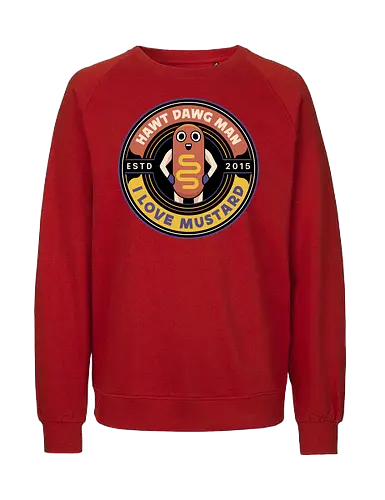 Hawt Dawg Man Emblem - Strange Life, butterfly, before the storm, Chloe, Max, rachel amber, arcadia bay, video game, gaming, gamer, rocky mountain record traders, the black lantern, true colors, alex chen, haven springs, double exposure, hawt dawg man - Fairtrade Sweatshirt