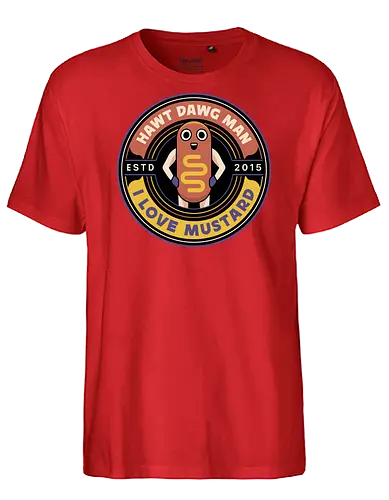 Hawt Dawg Man Emblem - Strange Life, butterfly, before the storm, Chloe, Max, rachel amber, arcadia bay, video game, gaming, gamer, rocky mountain record traders, the black lantern, true colors, alex chen, haven springs, double exposure, hawt dawg man - Fairtrade T-Shirt