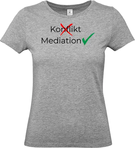 Konflikt nein Mediation ja - Standard T-Shirt (Frauen)