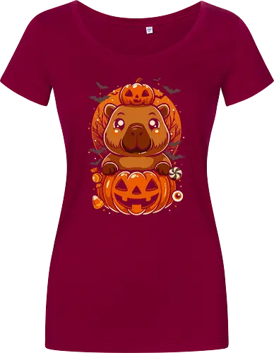 Cute Capybara Pumpkin