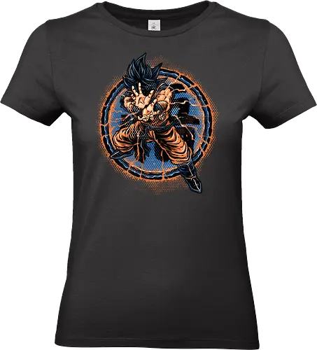 Rage of the Saiyan - Anime, Japanese, Manga, animation, animated, dragon, adventure - Standard T-Shirt (Frauen)