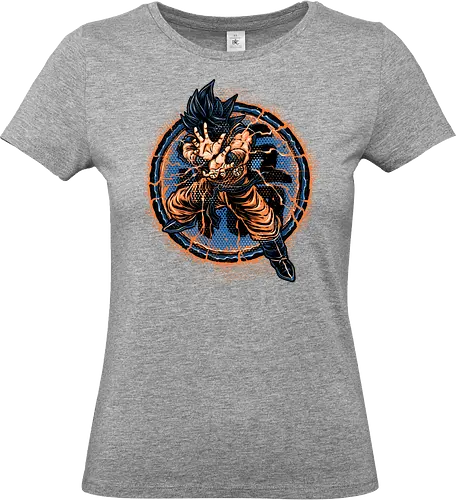 Rage of the Saiyan - Anime, Japanese, Manga, animation, animated, dragon, adventure - Standard T-Shirt (Frauen)