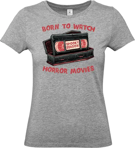 Spooky Season - Horror, video tape, retro, classic, vintage, videos, movies, horror movies, spooky - Standard T-Shirt (Frauen)