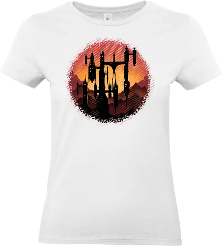 Castle Sunset - Vampire, vampires, retro gaming, video games, gaming, classic, gamer - Standard T-Shirt (Frauen)