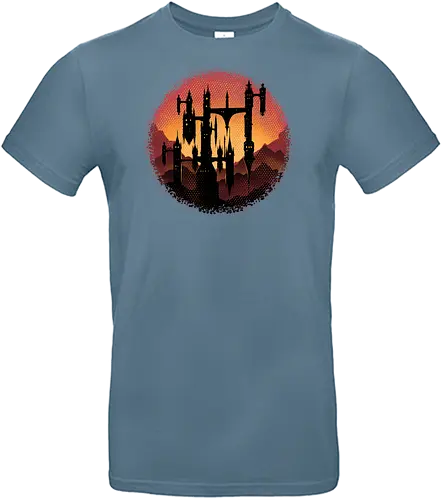 Castle Sunset - Vampire, vampires, retro gaming, video games, gaming, classic, gamer - Standard T-Shirt