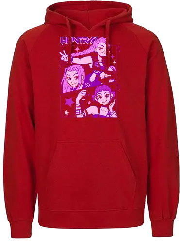 Huntress Squad - RWBY, Ice Queendom, anime, manga, Rumi, Mira, Zoey, fan art, t-shirt design, art print, pop culture, geek art, stylish, monochrome, anime girls, team RWBY, Rooster Teeth, Japanese animation - Fairtrade Hoodie