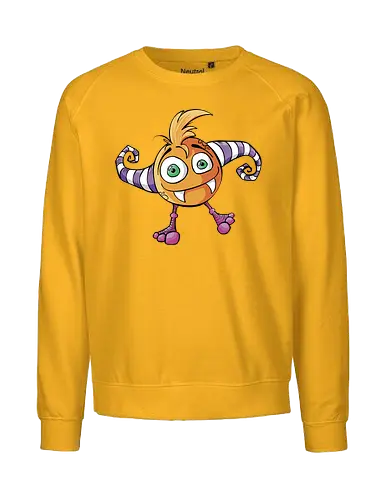Halloweenie - Halloween, süß, cute, Kreatur, Monster, lieb, goldig, kind - Fairtrade Sweatshirt