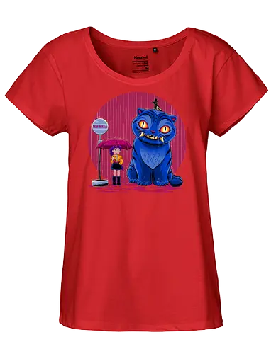 Cat in the Rain - My Neighbour Totoro, Anime, famous anime, Kpop Demon Hunters - Fairtrade Girl Shirt