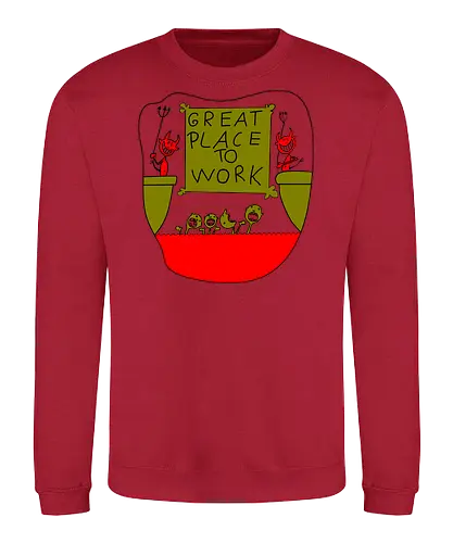 Great place to work - arbeit, zeitarbeit, IT - Sweatshirt