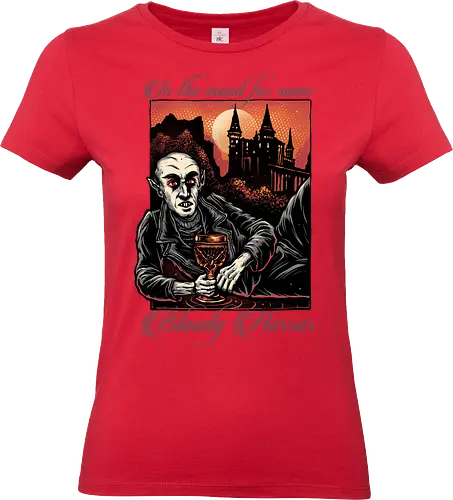 Bloody Horror - Movie, film, horror, vampire, vampires, Halloween, horror movie - Standard T-Shirt (Frauen)