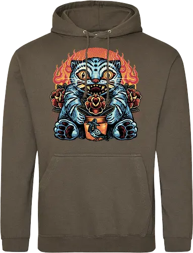 Blue Tiger Red Flame