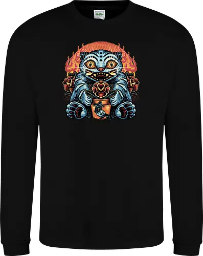 Blue Tiger Red Flame