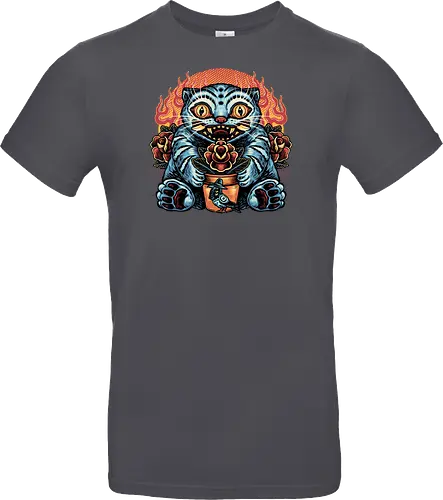 Blue Tiger Red Flame