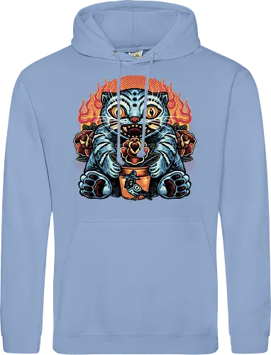 Blue Tiger Red Flame
