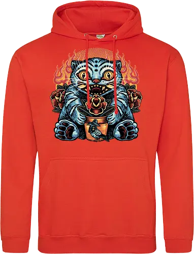 Blue Tiger Red Flame