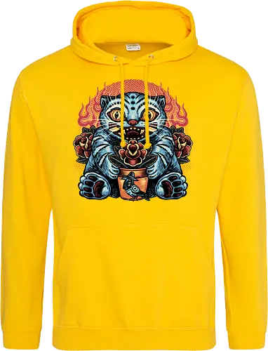 Blue Tiger Red Flame