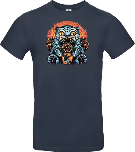 Blue Tiger Red Flame