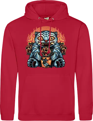 Blue Tiger Red Flame