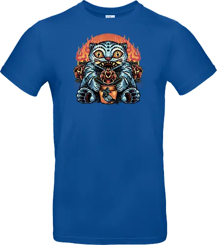 Blue Tiger Red Flame