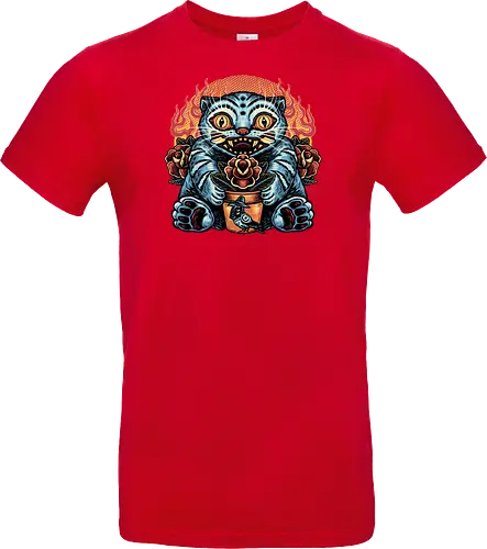 Blue Tiger Red Flame