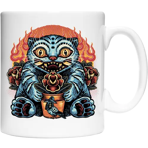Blue Tiger Red Flame