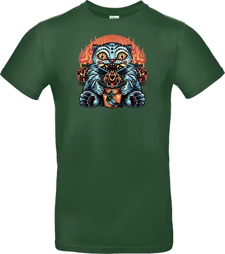 Blue Tiger Red Flame