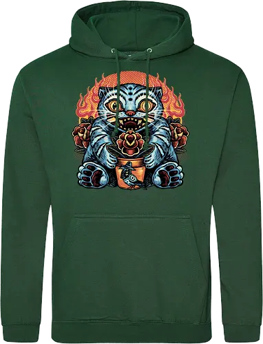 Blue Tiger Red Flame