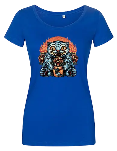 Blue Tiger Red Flame