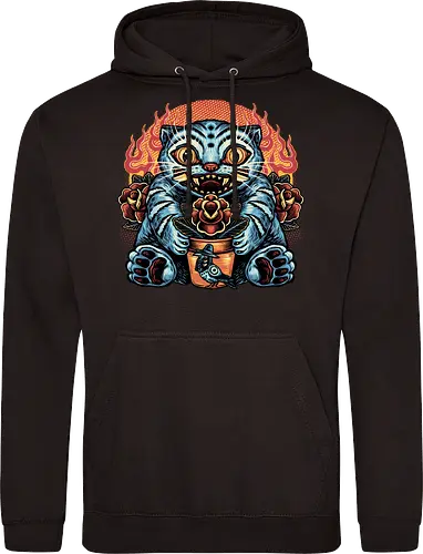 Blue Tiger Red Flame