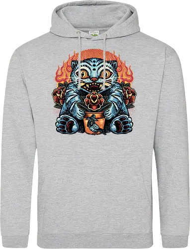 Blue Tiger Red Flame
