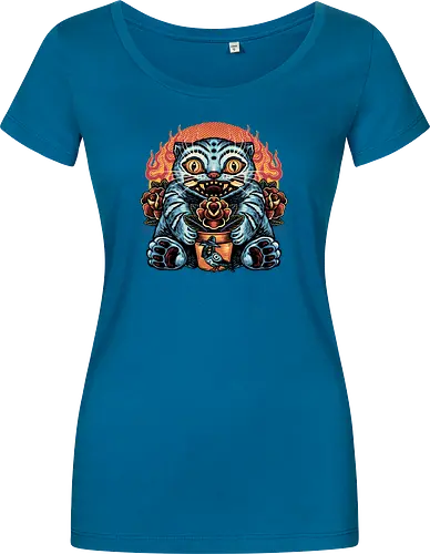 Blue Tiger Red Flame