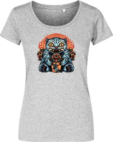 Blue Tiger Red Flame