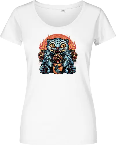 Blue Tiger Red Flame
