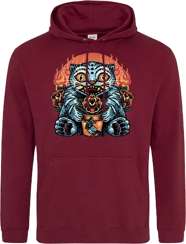 Blue Tiger Red Flame