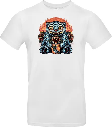 Blue Tiger Red Flame