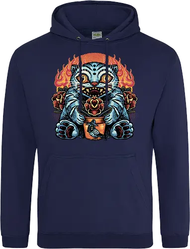 Blue Tiger Red Flame