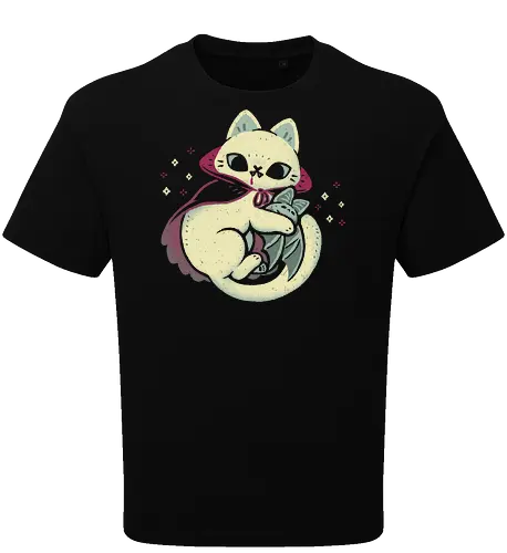 Cute Vampire Cat bites Bat