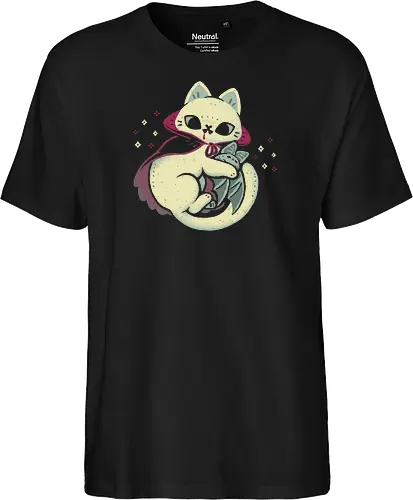 Cute Vampire Cat bites Bat